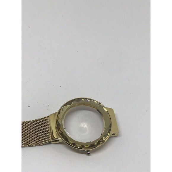 Skagen Watch Mesh Half Band Bracelet Crystal Men’s Woman’s Parts Used 12mm Z530 - Picture 2 of 5